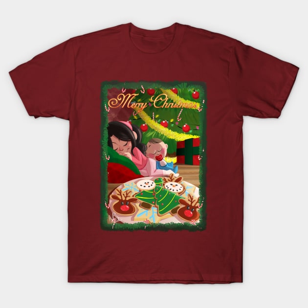 Christmas Cookies T-Shirt by Niall Byrne